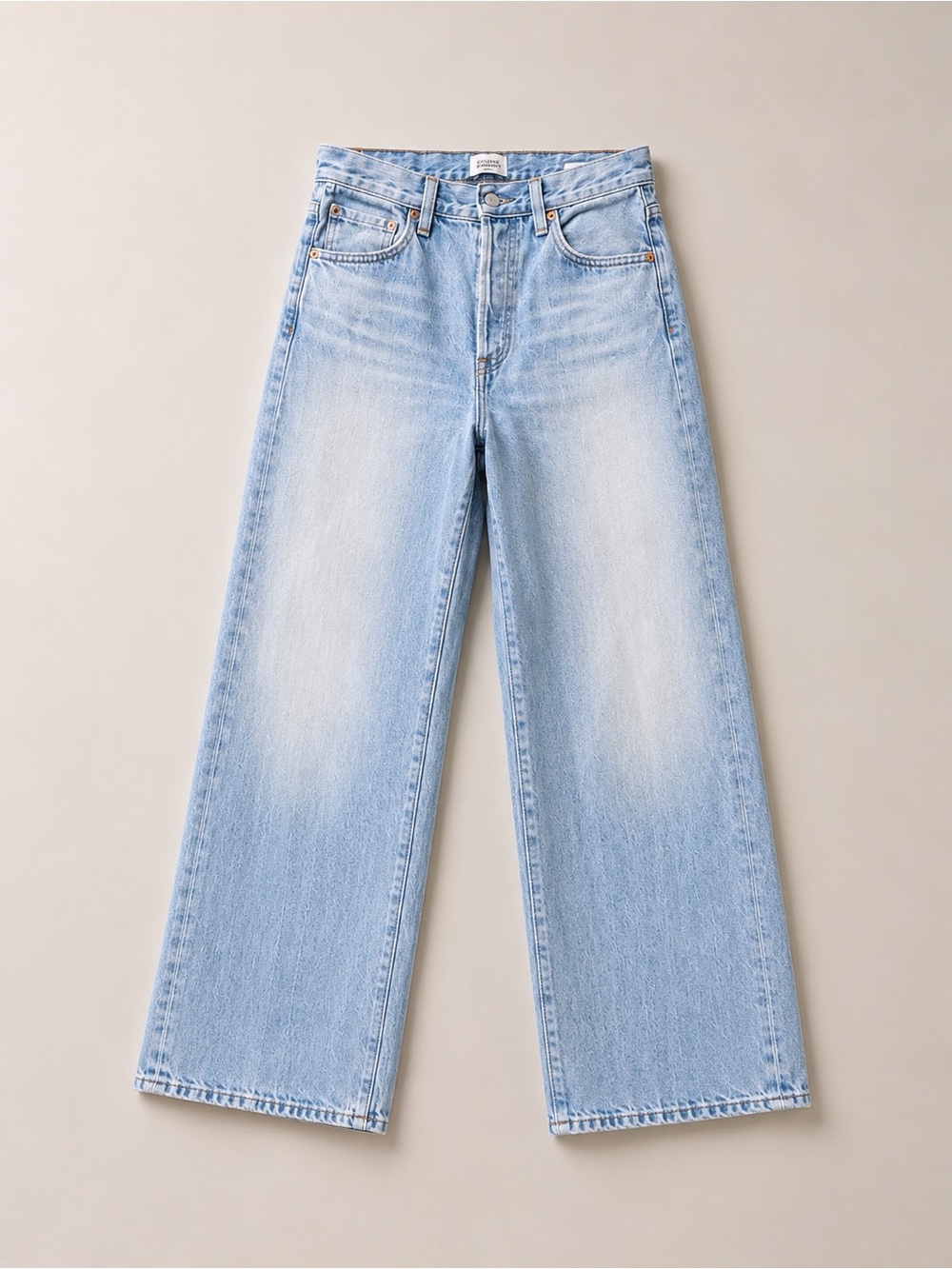 Citizens Of Humanity Light Blue Wide-Leg Jeans